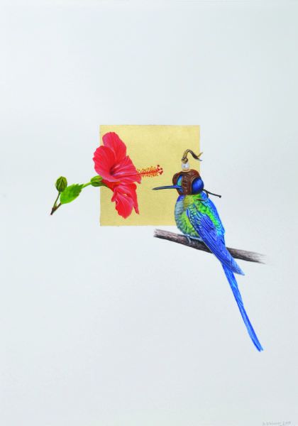 images/onlinegalerie/Steimer Sabine Abgetaucht 2016 34 x 24  AcrylBlattgold auf Papier .jpg