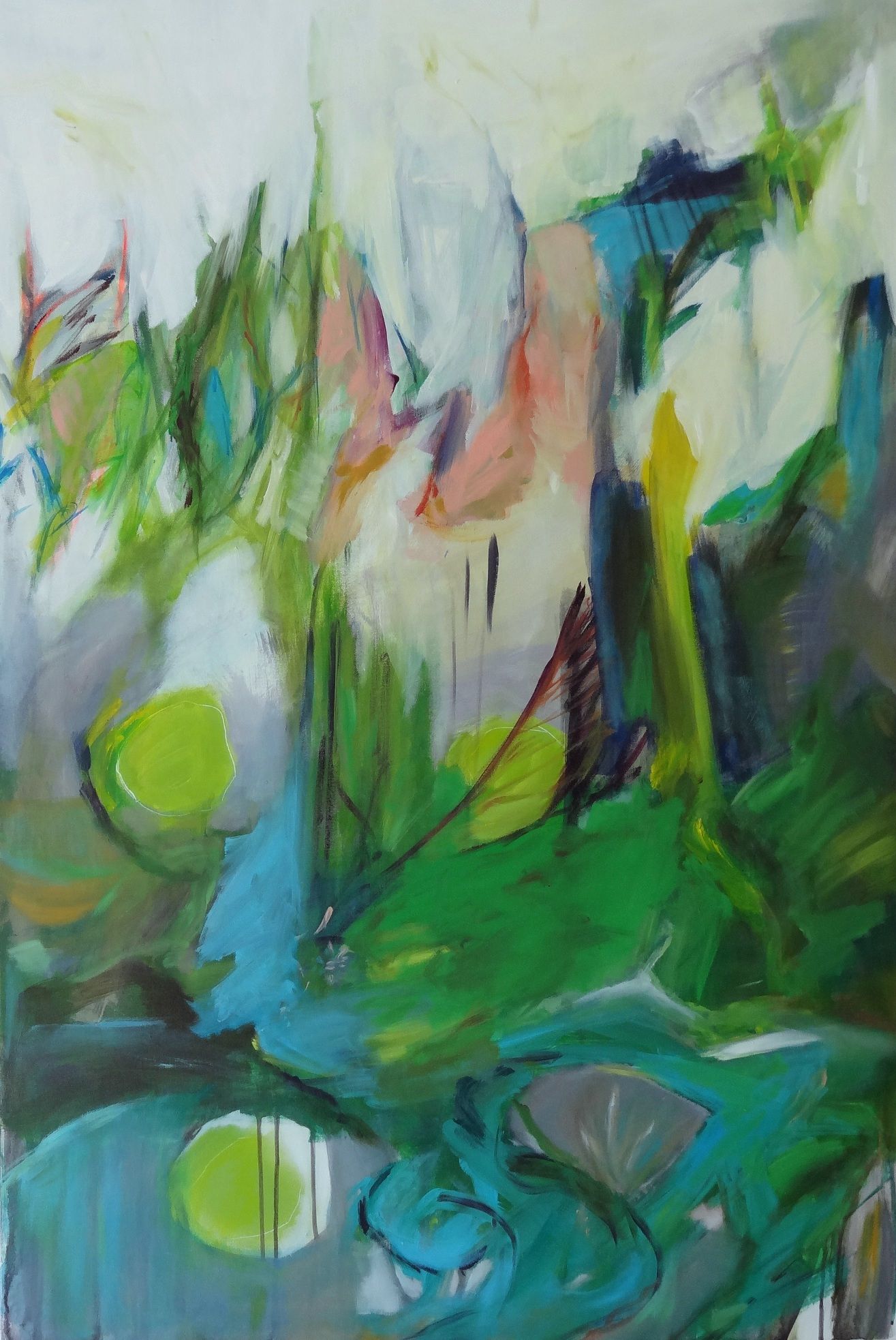images/onlinegalerie/Zahnhausen Vera Versuch uber das Grun IV 2016 Ol und Acryl a.L. 120 x 80 .jpg